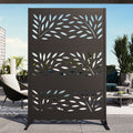 Modern Shade 4x6 FT Artistic Metal Privacy Screen - Space Division